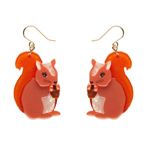 Erstwilder : Fleur Harris : Cheeky Squirrel Drop Earrings [LUCKY LAST!]