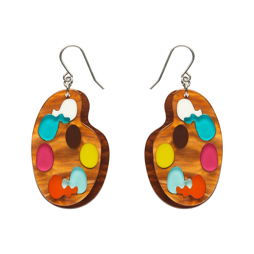 Erstwilder : Arts & Crafts : In Living Colour Drop Earrings [LUCKY LAST!]