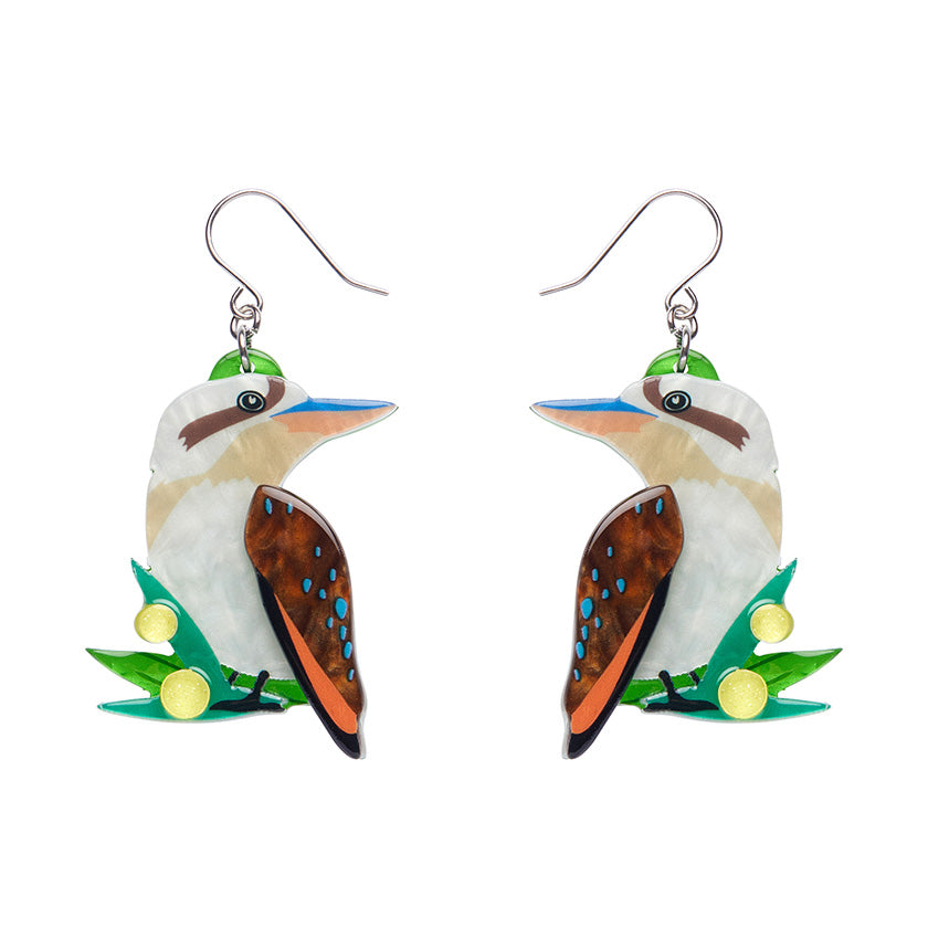 Erstwilder : Australiana : Kirby the Kookaburra Drop Earrings [LUCKY LAST!]