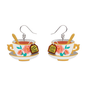 Erstwilder : London Calling : Fancy a Cuppa Drop Earrings