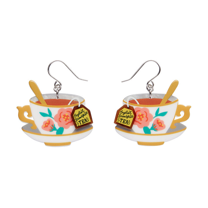 Erstwilder : London Calling : Fancy a Cuppa Drop Earrings