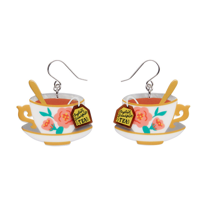 Erstwilder : London Calling : Fancy a Cuppa Drop Earrings