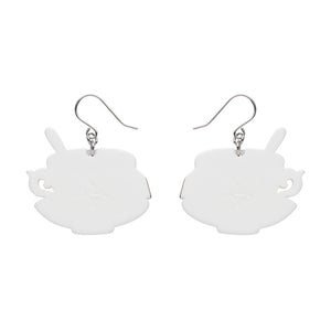 Erstwilder : London Calling : Fancy a Cuppa Drop Earrings