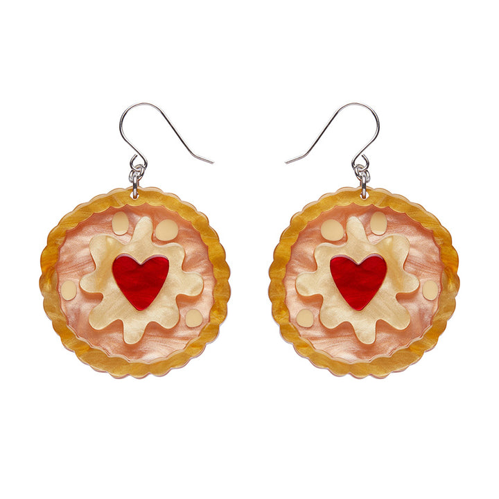 Erstwilder : London Calling : Jammie Dodger Drop Earrings