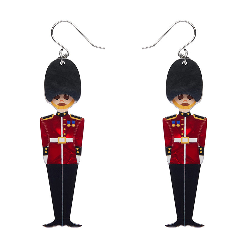 Erstwilder : London Calling : Changing of the Guard Drop Earrings