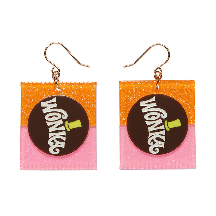 Erstwilder : Willy Wonka : Willy Wonka Bar Drop Earrings