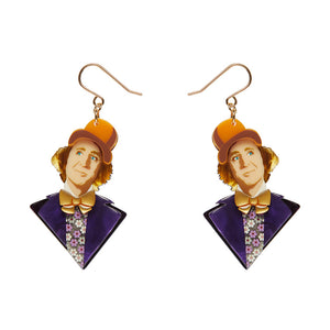 Erstwilder : Willy Wonka : Mr Wonka Drop Earrings