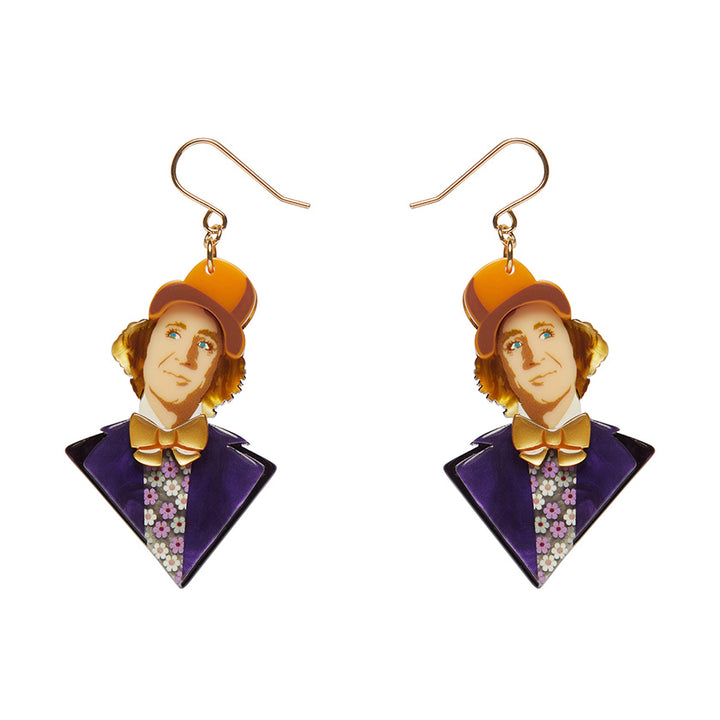 Erstwilder : Willy Wonka : Mr Wonka Drop Earrings