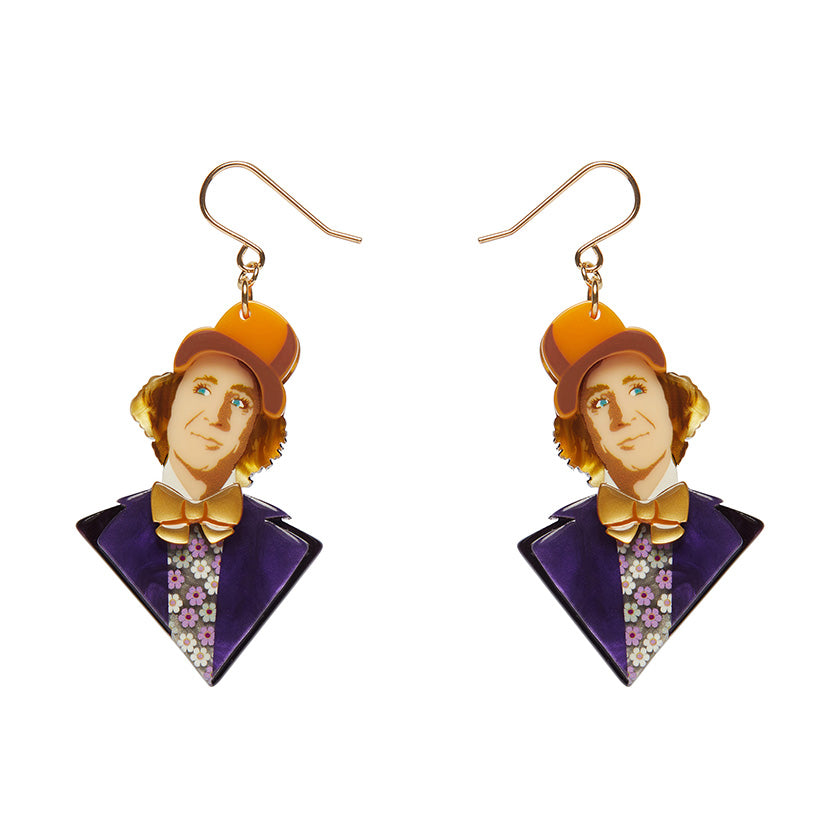 Erstwilder : Willy Wonka : Mr Wonka Drop Earrings