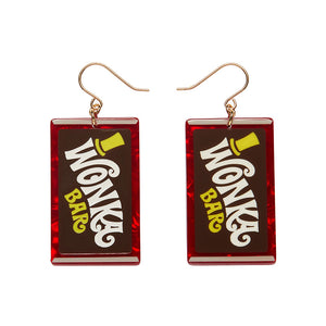 Erstwilder : Willy Wonka : Original Wonka Bar Drop Earrings