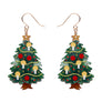 Erstwilder : Merry Menagerie : Christmas Tree Centre-Piece Drop Earrings