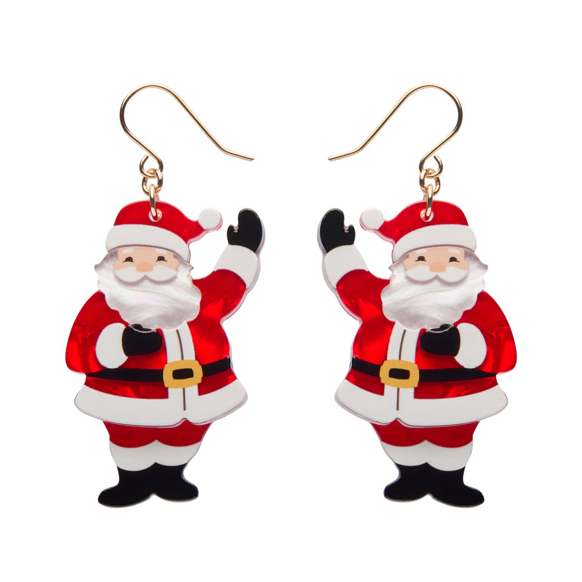 Erstwilder : Merry Menagerie : Santa’s Surprise Drop Earrings