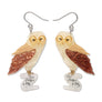 Erstwilder : The Magic Faraway Tree : Barny Owl Drop Earrings