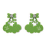 Erstwilder : Midnight Mischief : Pair O'Pumpkins Drop Earrings