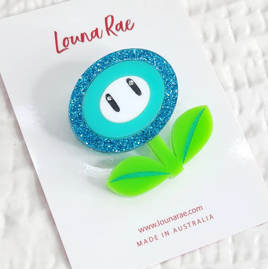 Louna Rae : Fire Flower Brooch