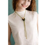 Laliblue : Plant Lover : Flower and ladybug bolo necklace