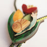 Laliblue : Plant Lover : Flower and snail bolo necklace