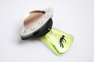 LaliBlue : Cursed Carnival : Flying Saucer Button Cover