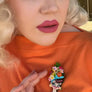 Lipstick & Chrome : Forbidden Fruits Brooch By Miss Fluff