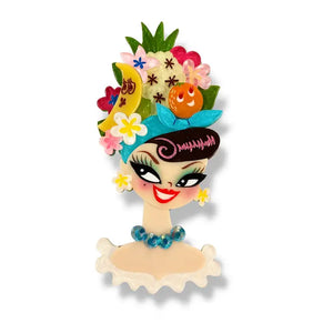 Lipstick & Chrome : Forbidden Fruits Brooch By Miss Fluff