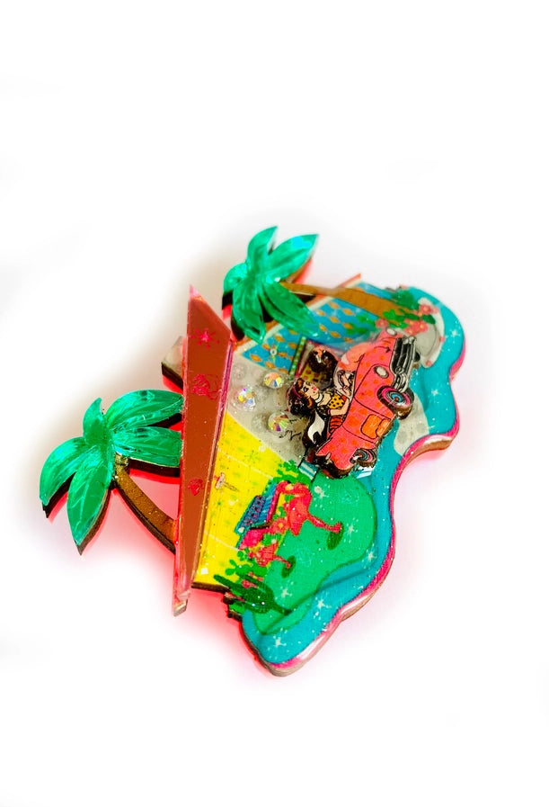 Rosie Rose Parker : Frankies Mid Century House Brooch