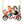 LaliBlue :  Christmas :  Friends on a bicycle necklace [PRE-ORDER]