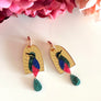 Bobbi Frances : Daintree 2: Bee-Eater Dangle Earrings