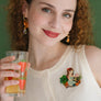 Laliblue : Plant Lover : Gardener Girl brooch