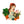 Laliblue : Plant Lover : Gardener Girl brooch
