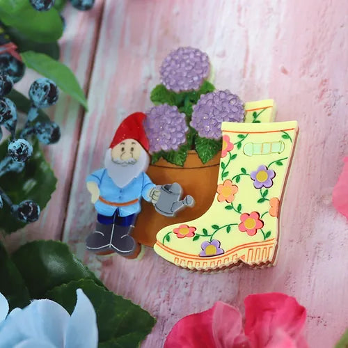 Kimchi & Coconut : Gardening Brooch [PRE-ORDER]