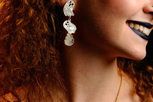 LaliBlue :  Creepy Party :  Ghost earrings