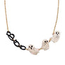 LaliBlue :  Creepy Party :  Ghosts necklace