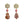 LaliBlue :  Christmas : Gingerbread Cookies Earrings [PRE-ORDER]