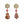 LaliBlue : Christmas : Gingerbread Cookies Earrings
