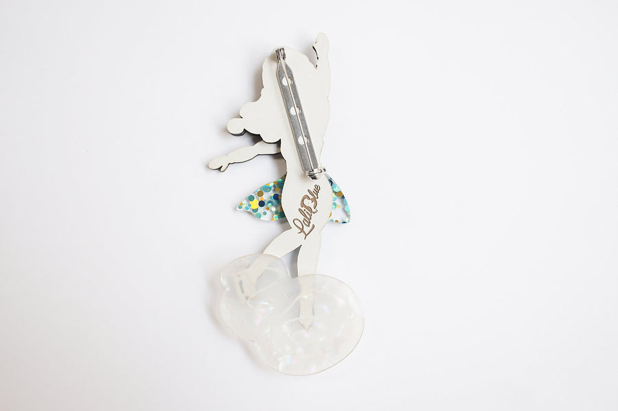 LaliBlue : Christmas : Girl ice skating brooch