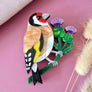 Cherryloco : Goldfinch Brooch