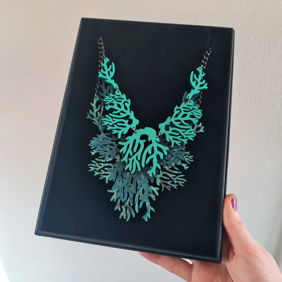 Cherryloco : Seaweed statement necklace