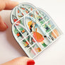 Laliblue : Plant Lover : Greenhouse brooch
