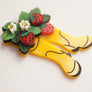 Laliblue : Plant Lover : Gumboots with strawberries brooch