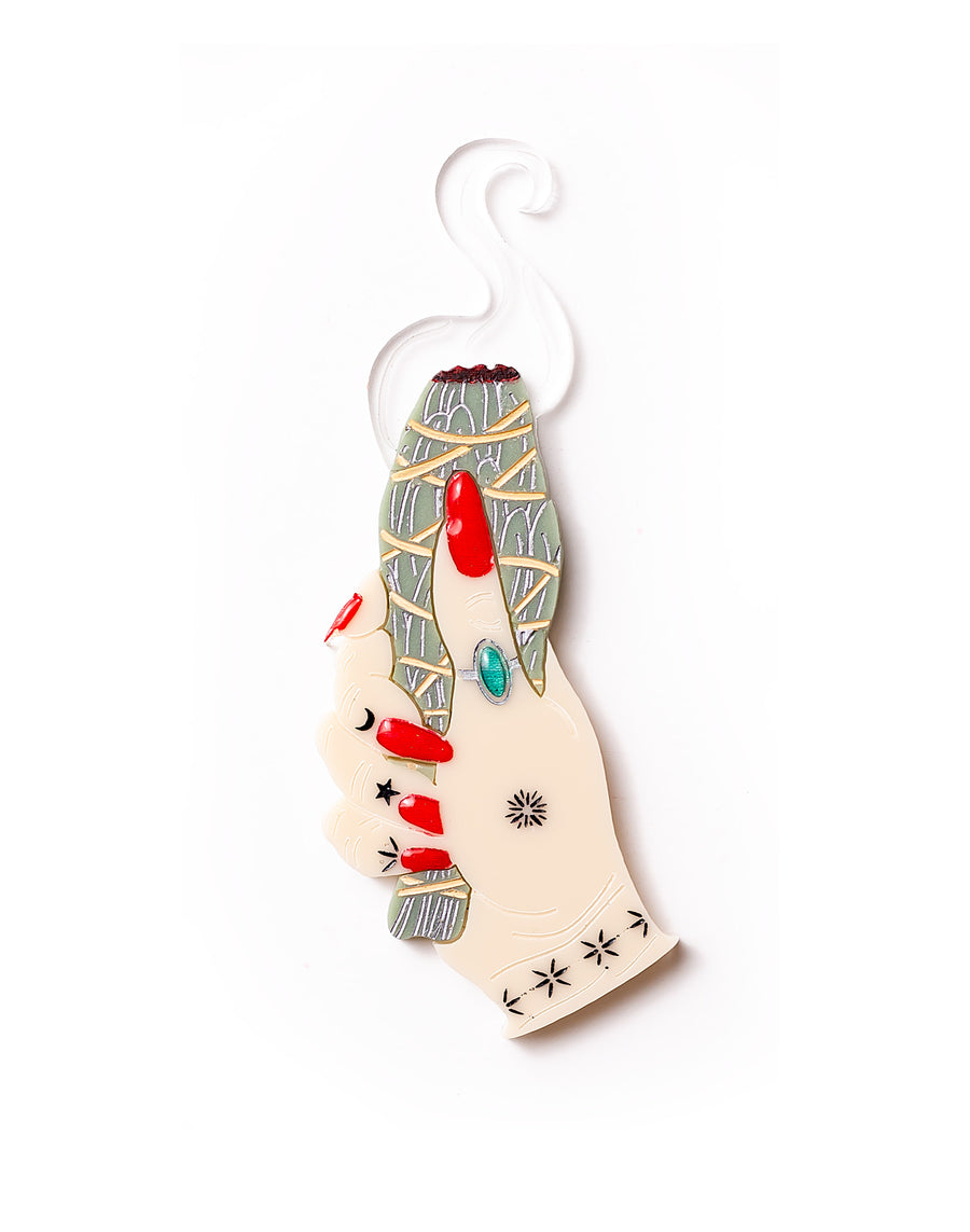 Martinis & Slippers :  Halloween : Sage the Spirits Away Brooch [LUCKY LAST!]