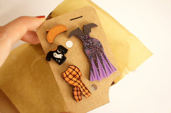 LaliBlue : Halloween Ghost Outfit Brooches