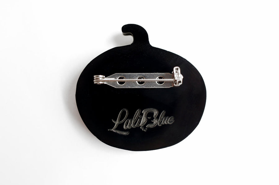 LaliBlue : Cursed Carnival : Halloween Pumpkin Brooch