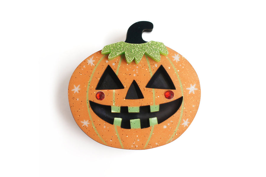 LaliBlue : Cursed Carnival : Halloween Pumpkin Brooch