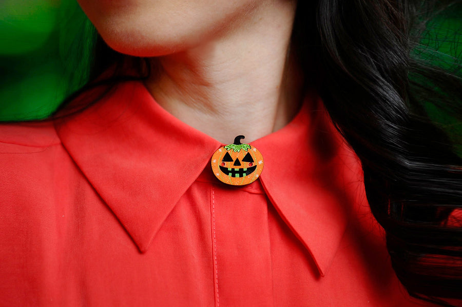 LaliBlue : Cursed Carnival : Halloween Pumpkin Button Cover