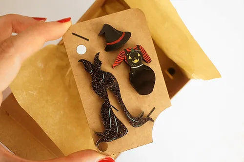 LaliBlue :  Halloween Pumpkin Outfit Brooches