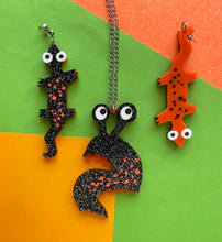 Happy Stuff Studio : Dead Cute : Halloween Slug necklace