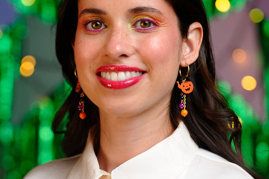LaliBlue : Cursed Carnival : Halloween Tea Set Earrings