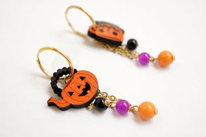 LaliBlue : Cursed Carnival : Halloween Tea Set Earrings