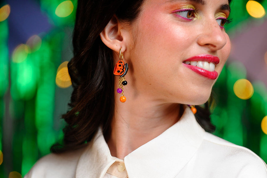 LaliBlue : Cursed Carnival : Halloween Tea Set Earrings
