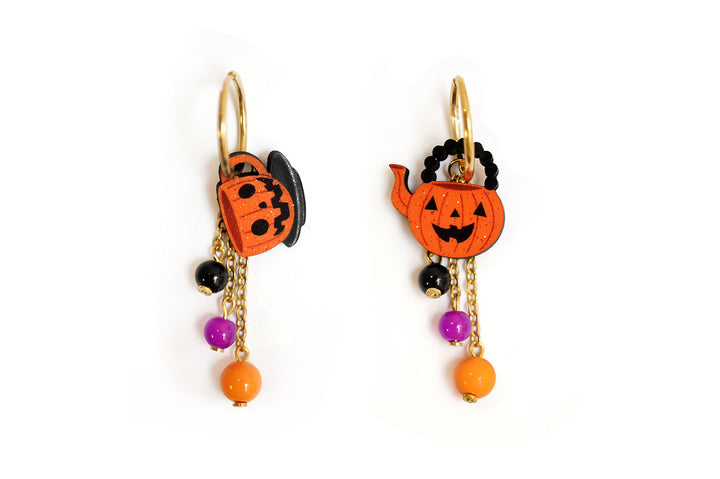 LaliBlue : Cursed Carnival : Halloween Tea Set Earrings